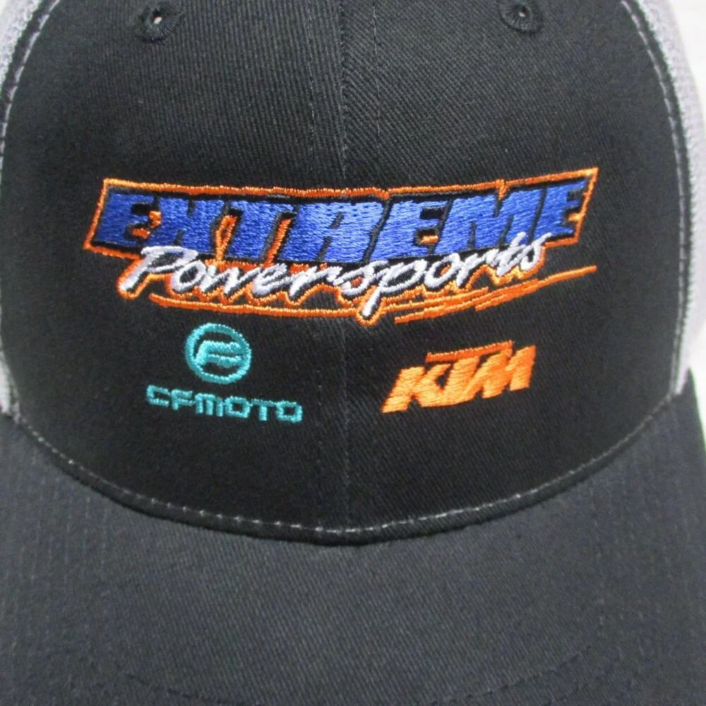 Extreme Power Sports Mesh Back Trucker Style Hat Black &‎ Gray Men | One size